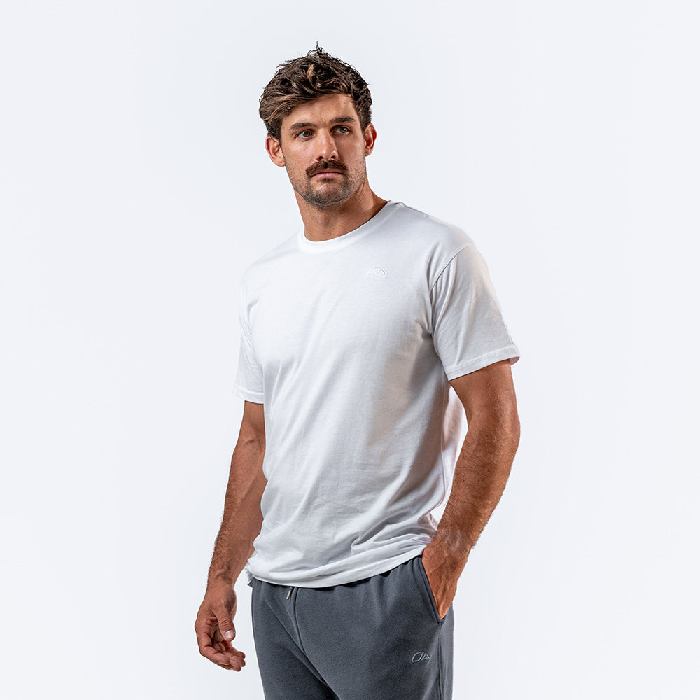 Organic Cotton Earth Tee - White